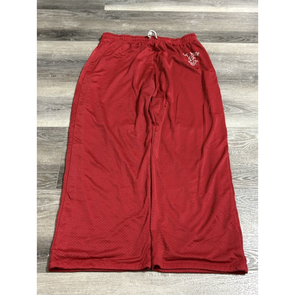 Derek Heart City Wide Athletic Dept. Baggy Wide Leg Mesh Track Pants - Men’s XL
